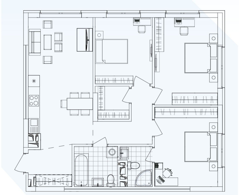 Продам трьохкімнатну квартиру ЖК Варшавський 3, будинок 10.7 Київ - зображення 3