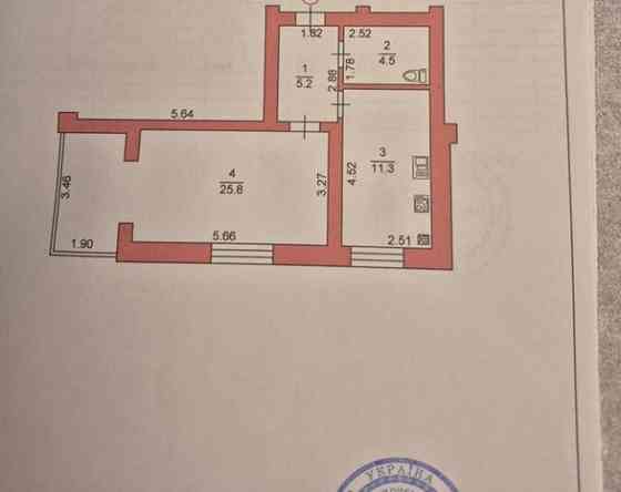 Продаю 1 кімн.квартиру в обжитій новобудові. Тарасово