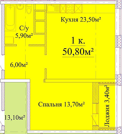 ЖК Альтаир Дом сдан  52м2 общей Одеса - зображення 2