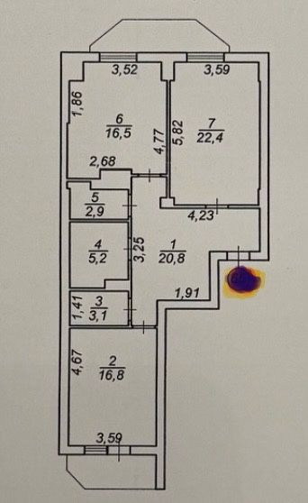 Продам 2 комнатную квартиру на Черемушках ! Одесса - изображение 1