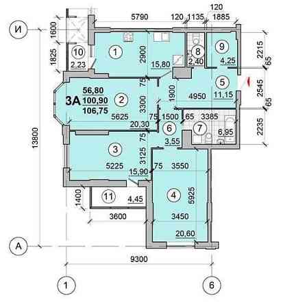 3 кімнатна квартира в ЖК КиївSky повний пакет документів DI Чернигов