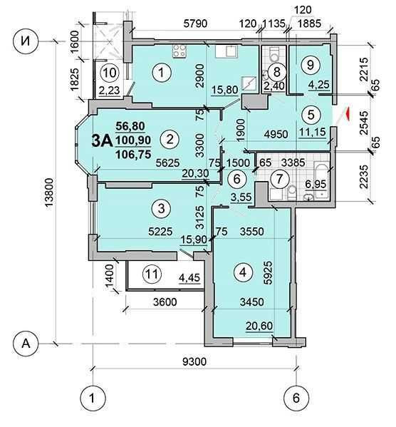 3 кімнатна квартира в ЖК КиївSky повний пакет документів DI Чернигов - изображение 5
