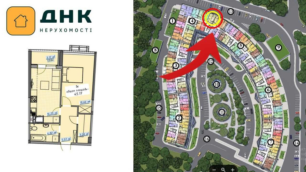 Низкая цена! Квартира без ремонта в Аркадии, 45 кв.м. 16 эт, Атмосфера Одесса - изображение 1