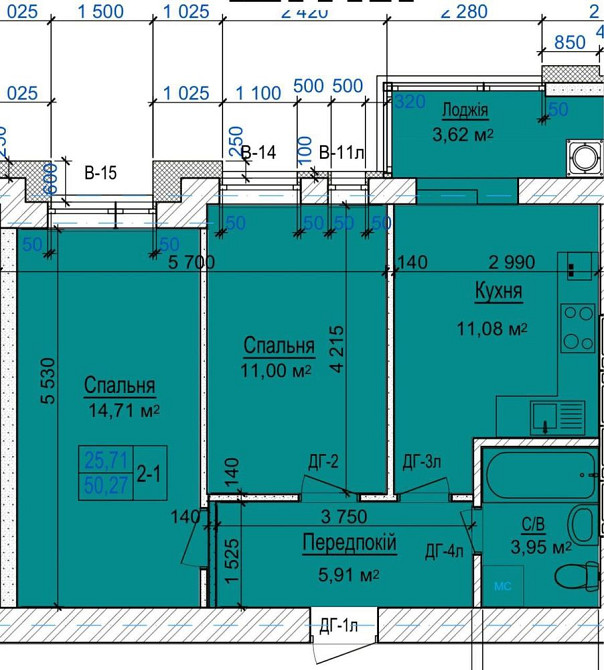 Терміново продам Двокімнатну квартиру ЖК Уютний квартал Софиевская Борщаговка - изображение 4
