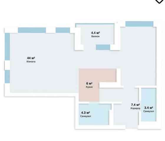 Квартира з вау-краєвидом Куб29 введений в експлуатацію від Ковальської Київ