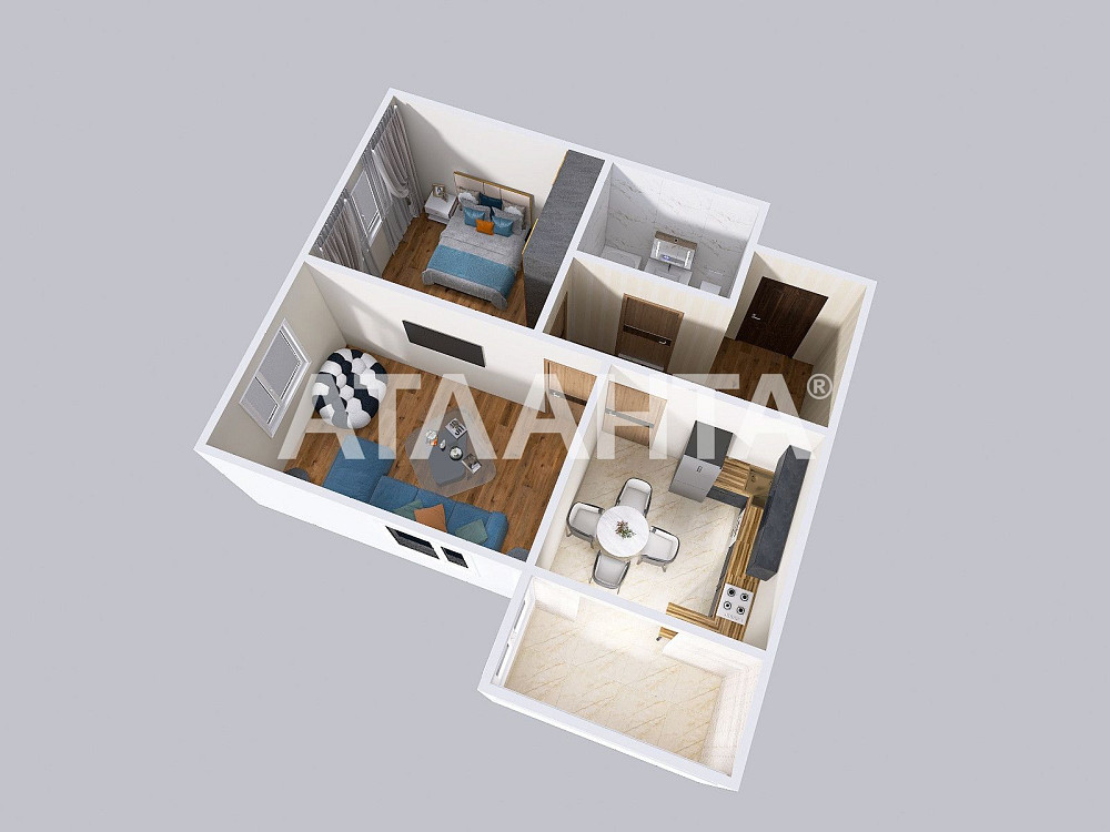 Продаж 2к квартири 49кв.м  м.Буча смт.Гостомель ЖК Life Гостомель - изображение 2