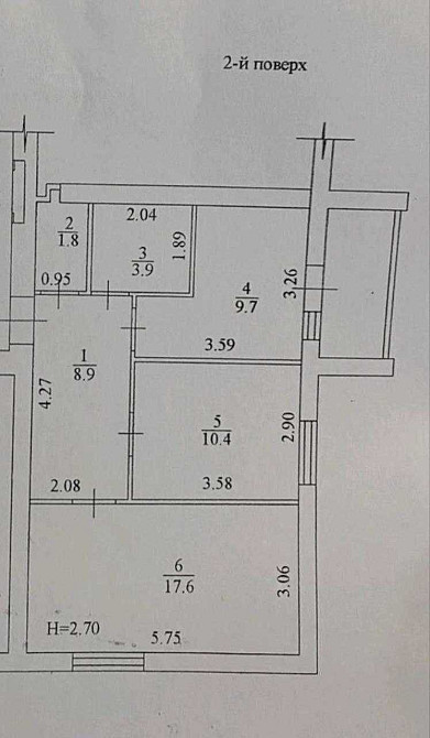 31500$! ЖК Мира 3, Продам 2 ком квартиру пл 55м2, этаж 2/9ти! A Харків - зображення 3