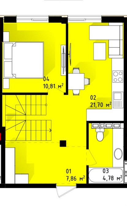 Продам 3-х комнатную квартиру с террасой. 50 месяцев рассрочка Одесса - изображение 1
