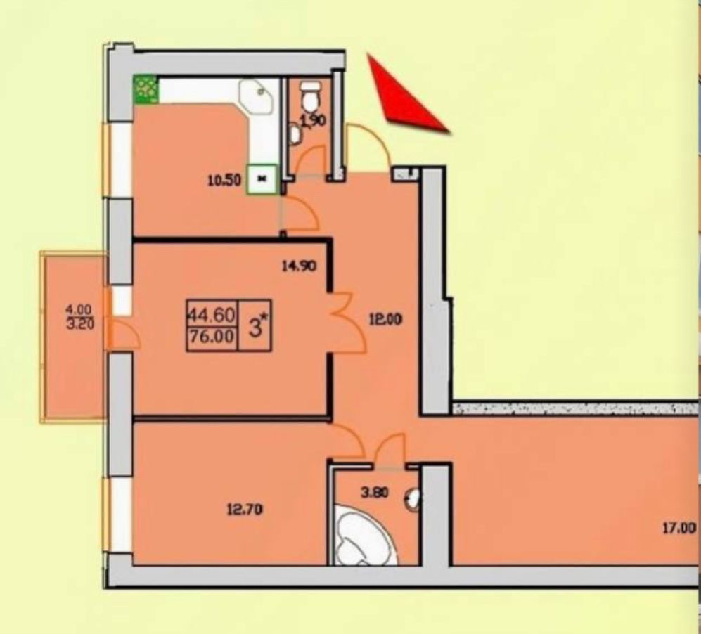 Продам 3-к Квартиру в розвиненій локації Мінімальне оформлення Буча - изображение 8