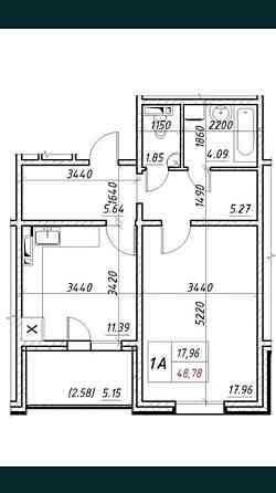 Продаж 1к квартири 48м2 в ЖК Навігатор 2 Київ