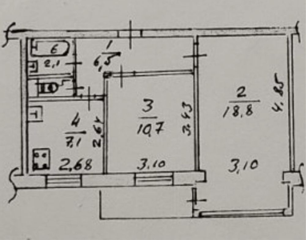 Продається 2-кімнатна квартира в центрі міста — вул. Симоненка, 4. Вишгород - зображення 8