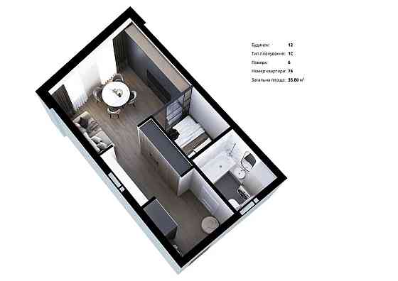 Тут найдешева квартира в Ірпені. Зданий будинок! 1 100$ за м2.Синергія Ирпень