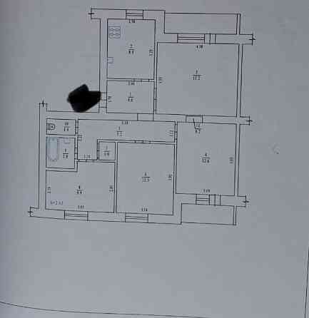 Продаж просторої чотирикімнатної квартири по вулиці Сортувальна Полтава