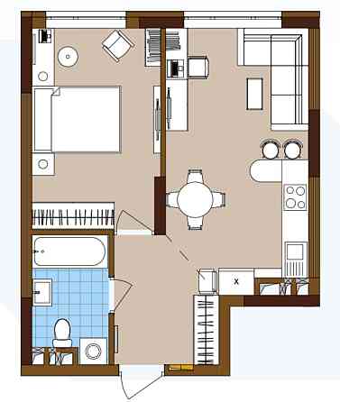 Продам однокімнатну квартиру в ЖК Варшавський 3. Власник Киев
