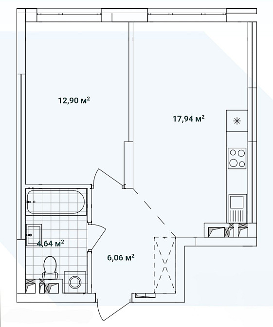 Продам однокімнатну квартиру в ЖК Варшавський 3. Власник Киев - изображение 4