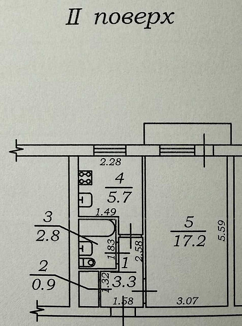 Через дорогу от парка, однокомнатная квартира на хорошем этаже! Одесса - изображение 1