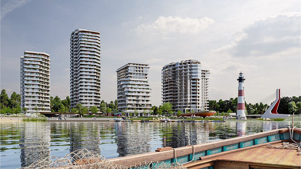 1-к 44,11 м2 в ЖК Рівер порт-Ірпінь Ирпень - изображение 2