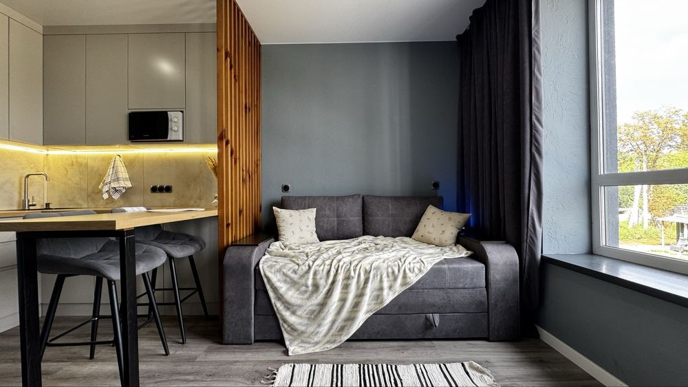 Однокімнатна квартира, стильний ремонт, індивіуальне опалення Гостомель - зображення 4