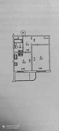 Продаж 1-но кімнатної квартири в Дніпровському районі. Київ