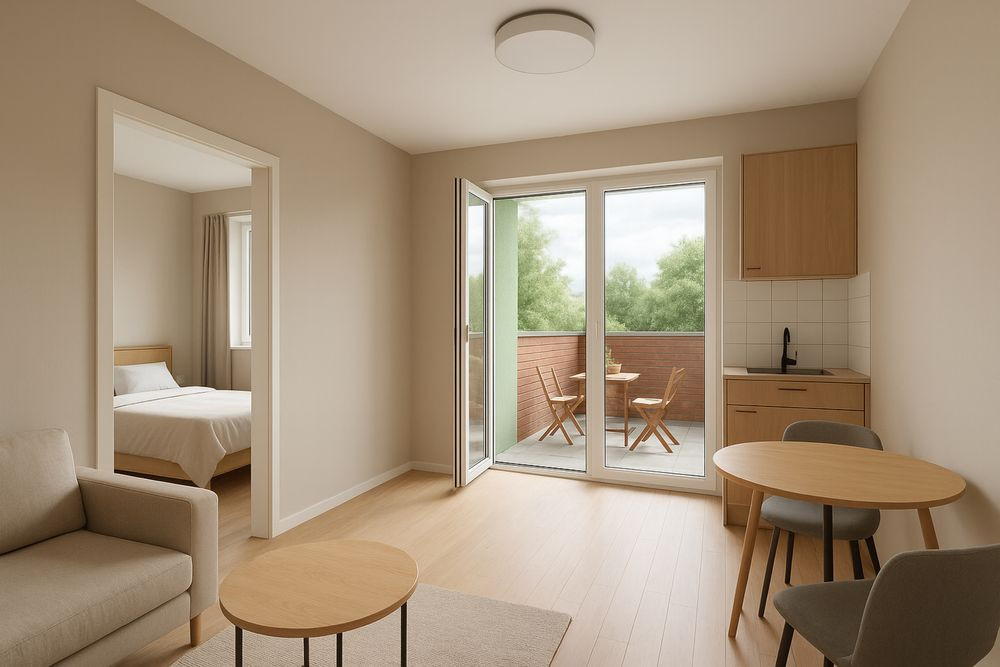 ‼️1 кімнатна 27м2 + 16м2 ( земельна ділянка ) Софиевская Борщаговка - изображение 6