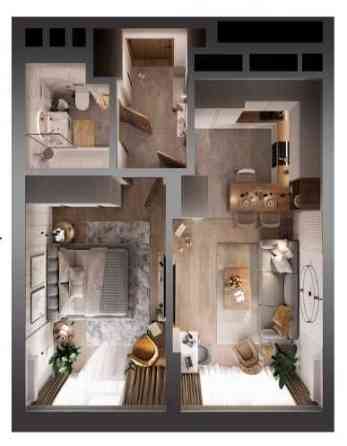 Без% Київ, ЖК Метрополіс, Розтермінування Продаж однокімнатна, Теремки Київ