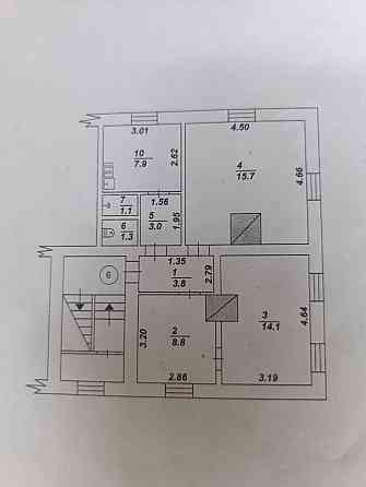 Продам трикімнатну квартиру Пантазіївка