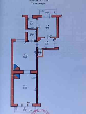 Продається 2 Кім квартира Котрялевского Черновцы