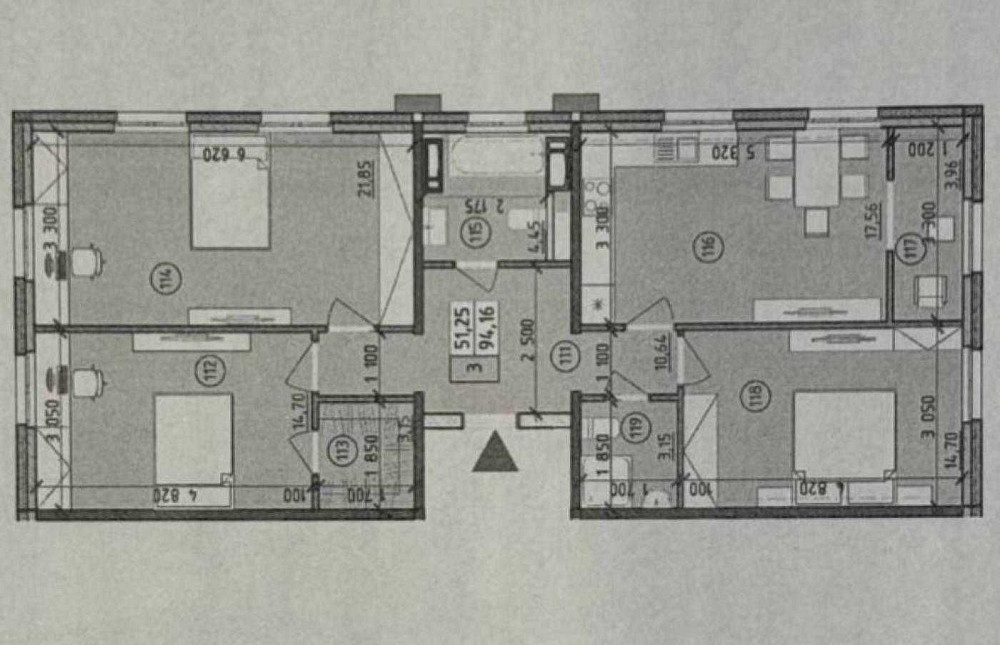 Продаж Квартира Нова Англія 3 кімнати Голосіївський Центр Без Ремонту Київ - зображення 3