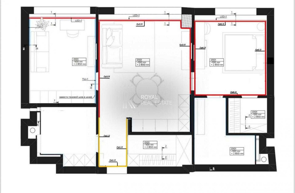 Продаж Квартира Київ ЖК "Бульвар Фонтанів" 80 м2 3 кімнати 2 спальні Київ - зображення 4