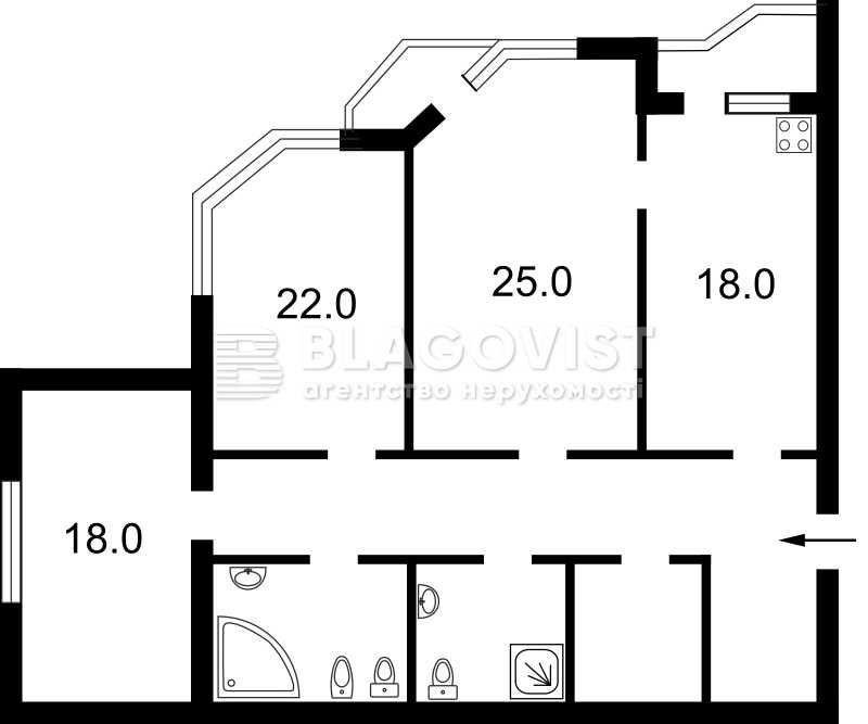 Квартира в Новобудові, Метро "Лукянівка"   Січових Стрільців Киев - изображение 4