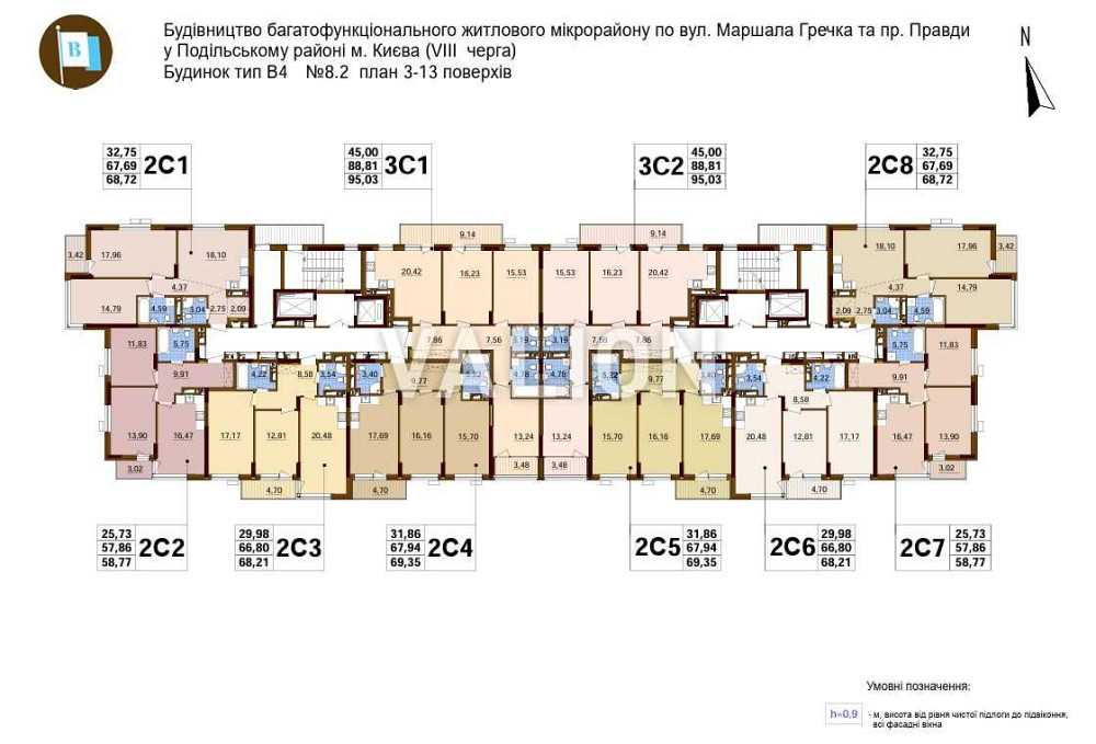 Продаж 3к квартири, Варшавський, 8 черга, Олеся Александра 2а Киев - изображение 3