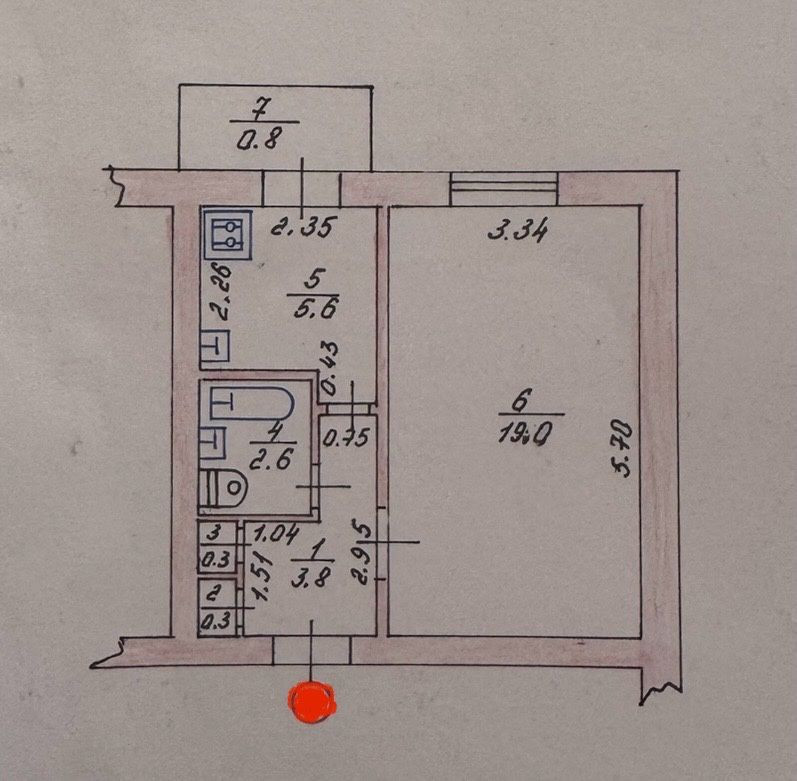 Продаж однокімнатної квартири! 40-й квартал Луцьк - зображення 7