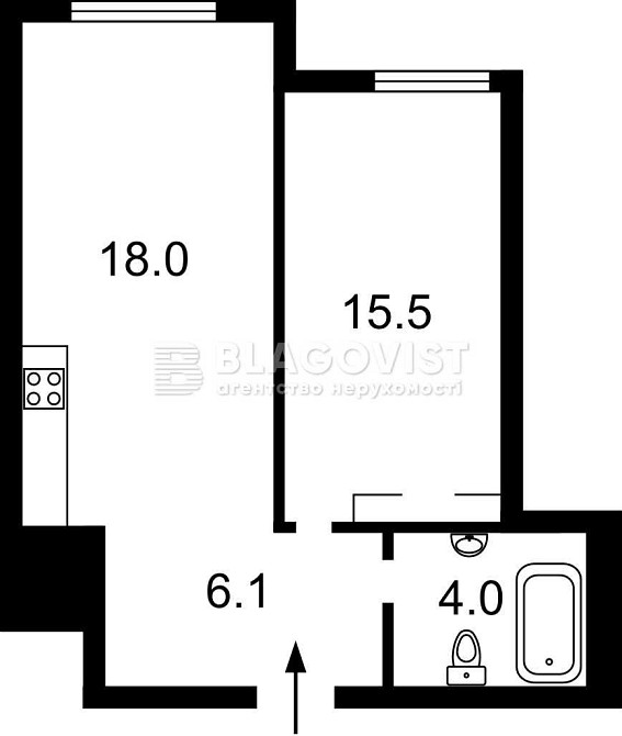 Продаж 1-к квартири в ЖК бізнес-класу Creator City 1 секція Киев - изображение 3