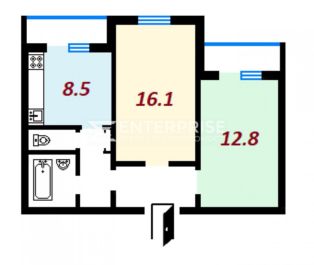 Продаж 2-к. квартири, вул. Оноре Бальзака, Троєщина Киев - изображение 1