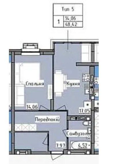 Продаж однокімнатної квартири в ЖК R2 Residence вул. Роксоляни Львів - зображення 7
