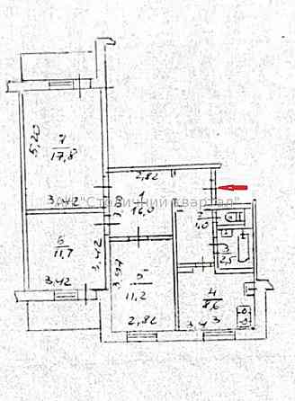 Виноградар Трикімнатна Квітневий 7 Киев