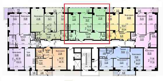 РЕАЛЬНАЯ! ЖК Павловский Квартал Продам 2 комн. квартиру 78м2 AB Харьков