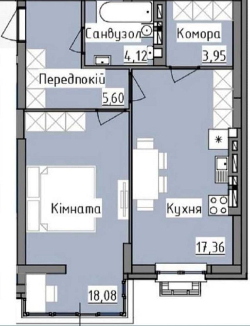 Продаж 1-кімнатнхої квартири по вулиці Роксоляни ( Левандівка) Львов - изображение 8