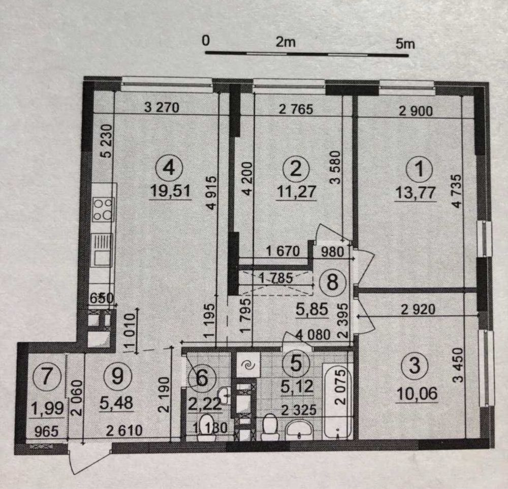 Продається 3-к квартира 76м2 ЖК Варшавський Варшавский Виноградар Київ - зображення 2
