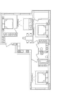 Продам 3-х комнатную квартиру на Сахарова.  Рассрочка 46 месяцев Одеса