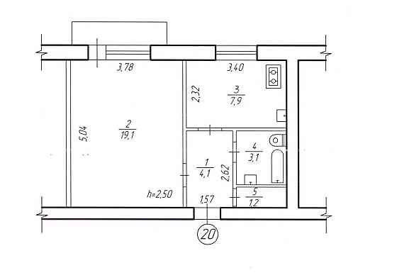//1к квартира Відінська Рівне
