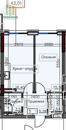Продам 1 комн Таирова в ЖК Пространство на Донского! Сданный дом! Одеса