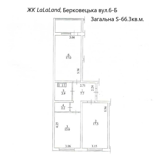 Продаж 2-к 66.3м2 ЖК LaLaLаnd,  вул. Берковецька, 6-Б  Академмістечко Київ - зображення 2