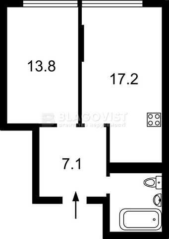 Продаж 1к квартири ЖК Варшавський 2 Подільський район Крістерів Київ - зображення 8