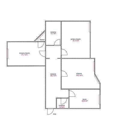 Без % 3-х к. ЖК Ліко Град 2, вул. Самійла Кішки 7А, Голосіївський р-н Великие Новоселки