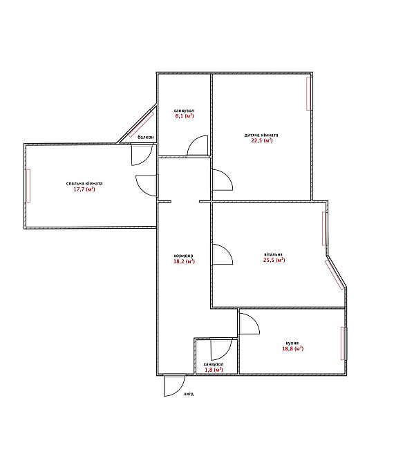 Без % 3-х к. ЖК Ліко Град 2, вул. Самійла Кішки 7А, Голосіївський р-н Великие Новоселки - изображение 2