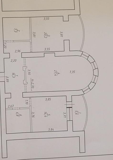 Продаж 3 кімнатної квартири, в новобудові. Сумы - изображение 1