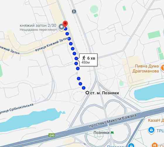 Терміново! Без комісії. 2к, Позняки, Княжий затон 2/30. Метро 450 м. Киев