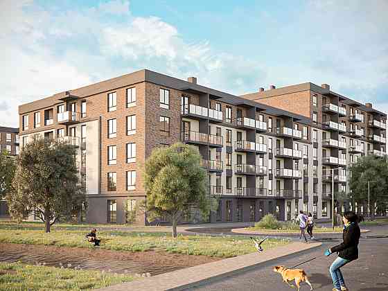 1к квартира в Ірпені, ЖК Бургундія 3, з Балконом, Вид на парк, 858$ м² Ирпень