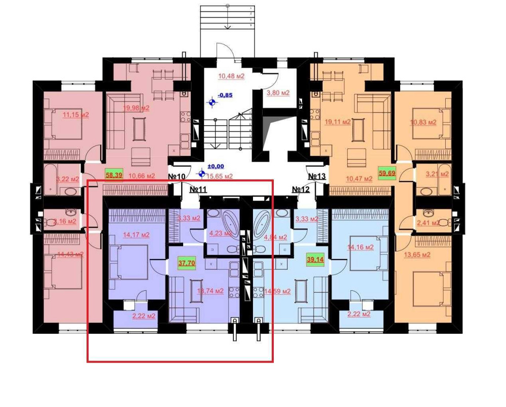 1 кімнатна квартира біля парку Шевченкка!+чорнові роботи! Ивано-Франковск - изображение 2